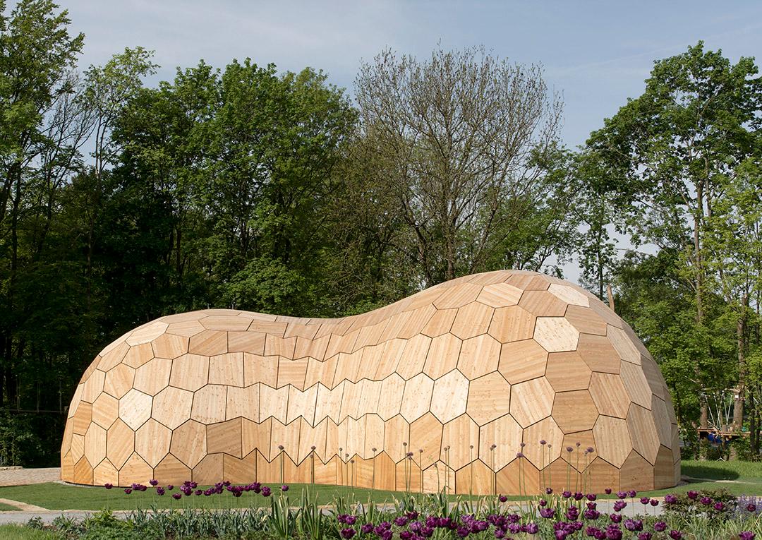 國外裝配的輕型木殼展覽館展廳設計圖3 國外裝配的輕型木殼展覽館展廳設計圖3