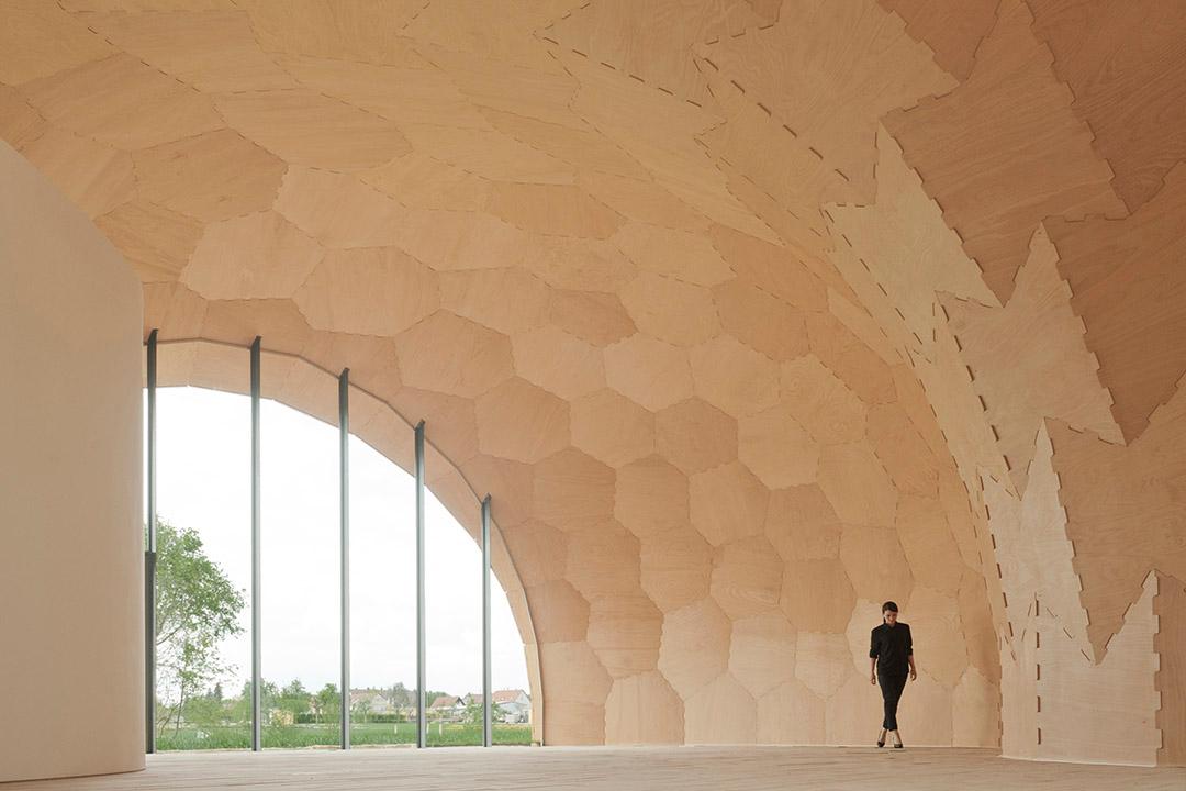 國外裝配的輕型木殼展覽館展廳設計圖4 國外裝配的輕型木殼展覽館展廳設計圖4